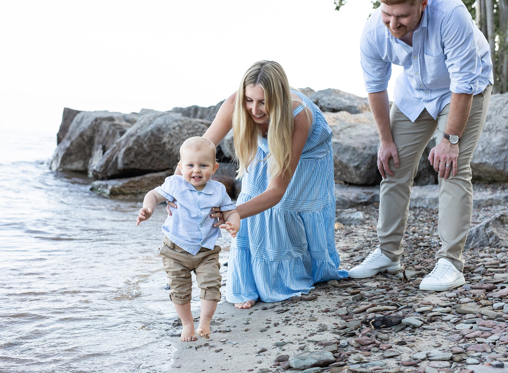 outdoor first birthday session for baby T