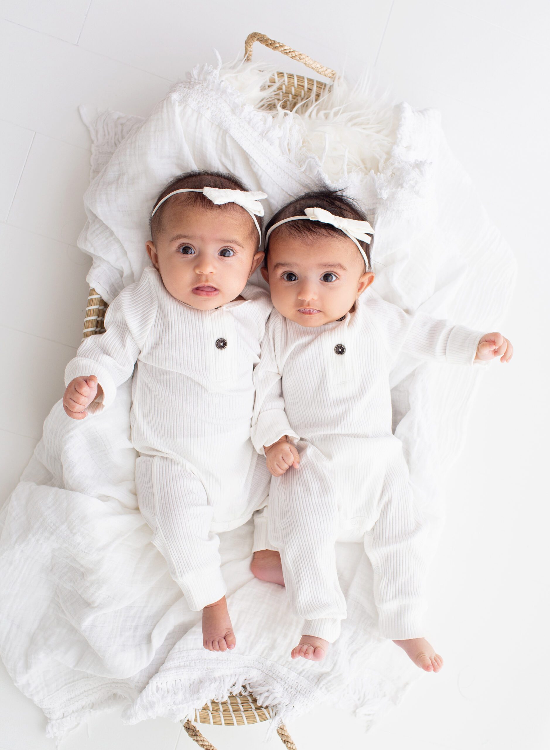 3 month old twin girls studio family session by mississauga older newborn photographer hope and salt_26